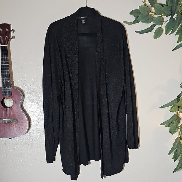 Alfani Women's Black Cardigan Sweater - Picture 1 of 3